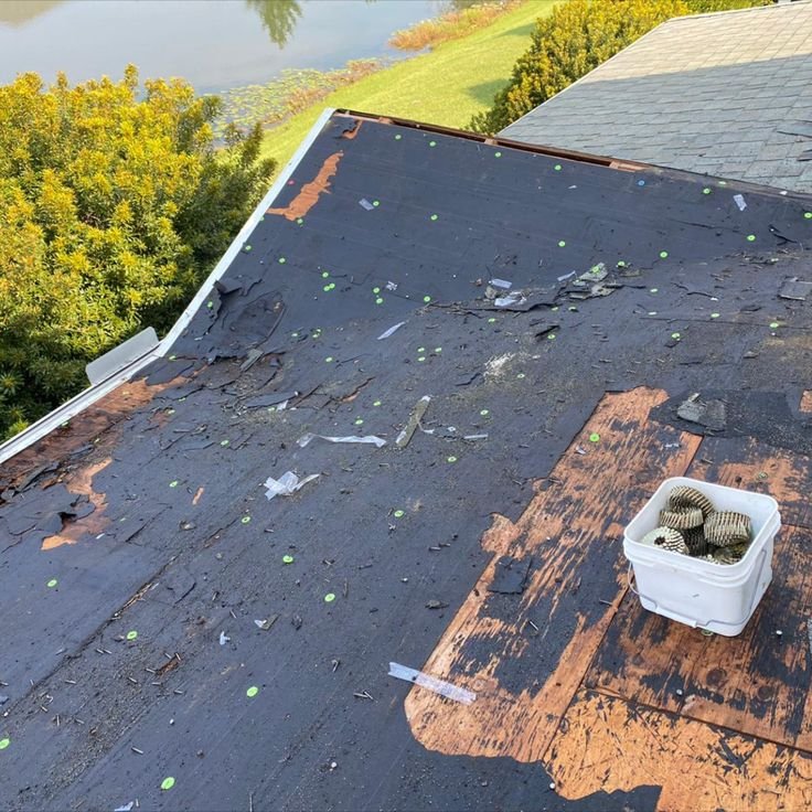 Roof leak